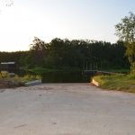 Lake Fork Farm Our 30' wide private boat ramp with lots of concrete for easy backing - we custom made our ramp, it's steeper than usual to float you faster and runs 35' back under water, much more length than you'll ever need.